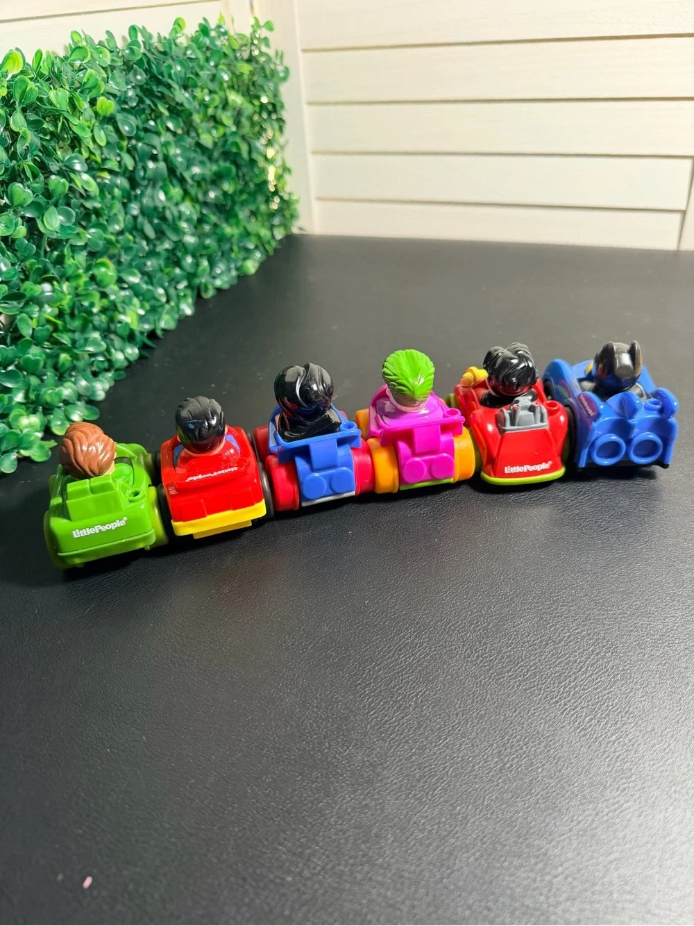 Fisher-Price Mini DC Superhero Ride-On Cars - Purple, Red, Blue, Yellow, Green